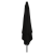 Umbrelă pătrată  cu lumini LED 295x245 cm Neagră GartenMobel Dekor