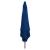 Umbrelă pătrată pentru grădină  cu lumini LED 295x245 cm Albastru Azure GartenMobel Dekor
