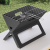 Grătar BBQ - Pliabil, Negru, 46x30x31 cm, Fabricat din Oțel GartenMobel Dekor