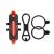 Luminator spate bicicleta P2R Spectic 08, 5 Led - Negru Ultimate FactoryBikes