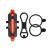 Set Lumini Bicicleta P2R NITION 10 (USB) - Negru Ultimate FactoryBikes
