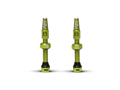 Valva Tubeless bicicleta P2R TV46GR, AL, 46mm, Verde Lime (OEM) Ultimate FactoryBikes