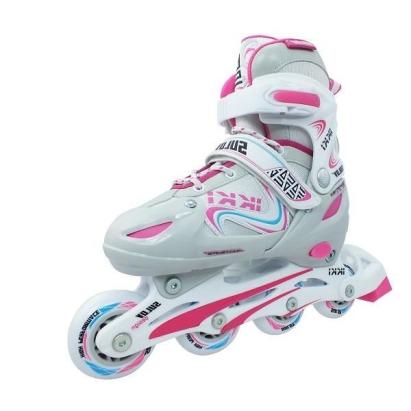 Role Dama, Reglabile Ikki Girl, L 39-42, Alb-Roz Ultimate FactoryBikes