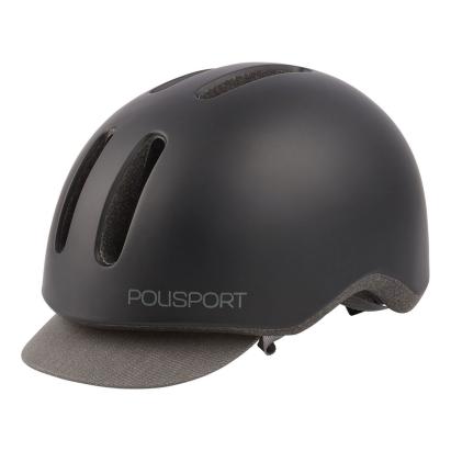 Casca Ciclism Urbana Polisport Commuter - 58-61 cm, L, Negru Ultimate FactoryBikes