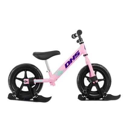 Bicicleta fara pedale DHS RIDE-ON Roz, kit ski inclus Ultimate FactoryBikes