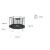 Trambulina Jumper Diametru 244 Cm - Negru-Rosu Ultimate FactoryBikes