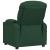 Fotoliu de masaj electric, verde închis, material textil GartenMobel Dekor