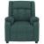 Fotoliu de masaj electric, verde închis, material textil GartenMobel Dekor