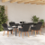 Set de dining pentru grădină de 7 piese Negru Poly Rattan GartenMobel Dekor