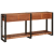 Set de mese console  2 cu sertare, din lemn masiv recuperat multicolor, Masă consolă  cu sertare 160x33x75 cm din lemn masiv recuperat GartenMobel Dekor