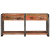 Set de mese console  2 cu sertare, din lemn masiv recuperat multicolor, Masă consolă  cu sertare 160x33x75 cm din lemn masiv recuperat GartenMobel Dekor
