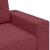 Set de 2 Canapele cu Perne Roșu Vin Material Textil GartenMobel Dekor