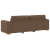 Set de Canapea cu Perne Maro din Material Textil GartenMobel Dekor
