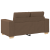 Set de Canapea cu Perne Maro din Material Textil GartenMobel Dekor