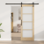 Ușa glisantă  cu set de accesorii 'ORKDAL'Lemn masiv & Sticlă, Ușa interior  cu sticlă 'ORKDAL'73.5x198.5x4 cm Lemn masiv Pin GartenMobel Dekor