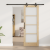 Ușă glisantă  cu set de hardware "ORKDAL" Lemn masiv și sticlă, Ușă interioară  cu sticlă "ORKDAL" 73.5x198.5x4 cm Lemn masiv de pin GartenMobel Dekor