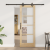 Ușă glisantă  cu set de hardware "ORKDAL" Lemn masiv și sticlă, Ușă interioară  cu sticlă "ORKDAL" 73.5x198.5x4 cm Lemn masiv de pin GartenMobel Dekor