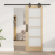 Ușă glisantă  cu set de accesorii "ORKDAL" Lemn masiv & Sticlă, Ușă interioară  cu Sticlă "ORKDAL" 73.5x198.5x4 cm Lemn masiv de pin GartenMobel Dekor