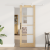 Ușă Glisantă  cu Set de Accesorii 73.5x198.5 cm Lemn Masiv Pin, Ușă Interioară  cu Sticlă "ORKDAL" 73.5x198.5x4 cm Lemn Masiv Pin GartenMobel Dekor