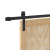 Ușa Glisantă  cu Set de Hardware 78x202 cm Lemn Solid de Pin, Ușă Interioară  "ORKDAL" 78x202x4 cm Lemn Solid de Pin GartenMobel Dekor