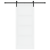 Ușa Glisantă  cu Set Hardware Alb 83x202 cm Lemn Masiv de Pin, Ușa Interioară  'ORKDAL'Alb 83x202x4 cm Lemn Masiv de Pin GartenMobel Dekor