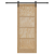 Ușa glisantă  cu set de accesorii 83x211 cm din lemn solid de pin, Ușa interioară  "ORKDAL" 83x211x4 cm din lemn solid de pin GartenMobel Dekor