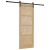 Ușă Glisantă  cu Set de Accesorii 78x202 cm Lemn Masiv de Pin, Ușă Interioară  'ORKDAL'78x202x4 cm Lemn Masiv de Pin GartenMobel Dekor