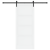 Ușă Glisantă  cu Set de Accesorii Alb 83x202 cm Lemn Solid de Pin, Ușă Interioară  'ORKDAL'Alb 83x202x4 cm Lemn Solid de Pin GartenMobel Dekor