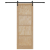 Ușa Glisantă  cu Set de Hardware 83x232 cm din Lemn Solid de Pin, Ușa Interioară  'ORKDAL'83x232x4 cm din Lemn Solid de Pin GartenMobel Dekor