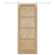 Ușă Glisantă  cu Set de Uși 78x202 cm Lemn Solid de Pin, Ușă Interioară  "ORKDAL" 78x202x4 cm Lemn Solid de Pin GartenMobel Dekor