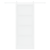 Ușă glisantă  cu set de accesorii alb 83x202 cm din lemn solid de pin, Ușă Interioară 'ORKDAL'albă 83x202x4 cm din lemn solid de pin GartenMobel Dekor