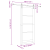 Ușă glisantă cu set de hardware 86x211 cm Lemn masiv de pin, Ușă interioară 'ORKDAL'86x211x4 cm Lemn masiv de pin GartenMobel Dekor