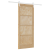 Ușă glisantă cu set de hardware 86x211 cm Lemn masiv de pin, Ușă interioară 'ORKDAL'86x211x4 cm Lemn masiv de pin GartenMobel Dekor