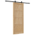 Ușă glisantă  cu set de hardware 78x202 cm din lemn masiv de pin, Ușă interioară 'ORKDAL'78x202x4 cm din lemn masiv de pin GartenMobel Dekor