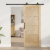 Ușa glisantă  cu set de accesorii 83x202 cm din lemn masiv de pin, Ușa de interior  'ORKDAL'83x202x4 cm din lemn masiv de pin GartenMobel Dekor