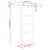 Ușa glisantă  cu set de accesorii 83x202 cm din lemn masiv de pin, Ușa de interior  'ORKDAL'83x202x4 cm din lemn masiv de pin GartenMobel Dekor
