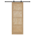 Ușa glisantă  cu set hardware 83x232 cm Lemn masiv de pin, Ușa interioară  'ORKDAL'83x232x4 cm Lemn masiv de pin GartenMobel Dekor