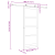 Ușă glisantă  cu set de accesorii alb 83x202 cm din lemn masiv de pin, Ușă interioară  'ORKDAL'alb 83x202x4 cm din lemn masiv de pin GartenMobel Dekor