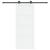 Ușă glisantă  cu set de accesorii alb 83x202 cm din lemn masiv de pin, Ușă interioară  'ORKDAL'alb 83x202x4 cm din lemn masiv de pin GartenMobel Dekor