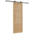Ușă glisantă  cu set de accesorii 83x232 cm Lemn masiv Pin, Ușă interioară  'ORKDAL'83x232x4 cm Lemn masiv Pin GartenMobel Dekor