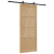 Ușă glisantă  cu set de accesorii 83x202 cm Lemn masiv de pin, Ușă de interior 'ORKDAL'83x202x4 cm Lemn masiv de pin GartenMobel Dekor