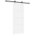 Ușă glisantă  cu set de accesorii Alb 83x202 cm Lemn solid din pin, Ușă de interior  'ORKDAL'Alb 83x202x4 cm Lemn solid din pin GartenMobel Dekor