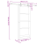 Ușă glisantă  cu set de accesorii Alb 83x202 cm Lemn solid din pin, Ușă de interior  'ORKDAL'Alb 83x202x4 cm Lemn solid din pin GartenMobel Dekor