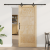 Ușă glisantă  cu set de accesorii 86x198.5 cm din lemn solid de pin, Ușă interioară  "ORKDAL" 86x198.5x4 cm din lemn solid de pin GartenMobel Dekor