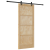 Ușă Glisantă  cu Set de Umerașe 86x211 cm din Lemn Masiv de Pin, Ușă Interioară  'ORKDAL'86x211x4 cm din Lemn Masiv de Pin GartenMobel Dekor