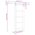 Ușă glisantă  cu set hardware 78x202 cm Lemn masiv Pin, Ușă de interior 'ORKDAL'78x202x4 cm Lemn masiv Pin GartenMobel Dekor