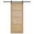 Ușa glisantă  cu set de accesorii 86x211 cm Lemn de pin solid, Ușa interioară  'ORKDAL'86x211x4 cm Lemn de pin solid GartenMobel Dekor