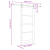 Ușa glisantă  cu set de accesorii 86x211 cm Lemn de pin solid, Ușa interioară  'ORKDAL'86x211x4 cm Lemn de pin solid GartenMobel Dekor