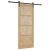 Ușa glisantă  cu set de accesorii 86x211 cm Lemn de pin solid, Ușa interioară  'ORKDAL'86x211x4 cm Lemn de pin solid GartenMobel Dekor