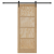 Ușa Glisantă  cu Set Hardware 78x202 cm Lemn Solid de Pin, Ușă Interioară 'ORKDAL'78x202x4 cm Lemn Solid de Pin GartenMobel Dekor